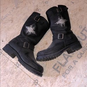 Harley Davidson Leather Steel Toe Boots